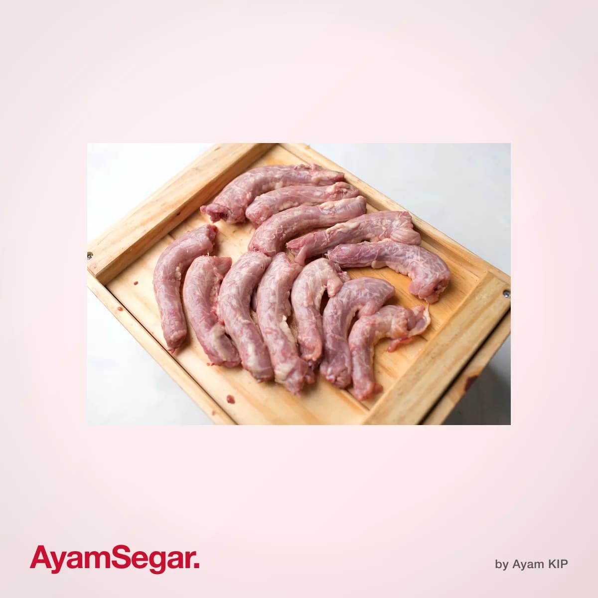 Leher ayam segar — pilihan stok dan masak kicap