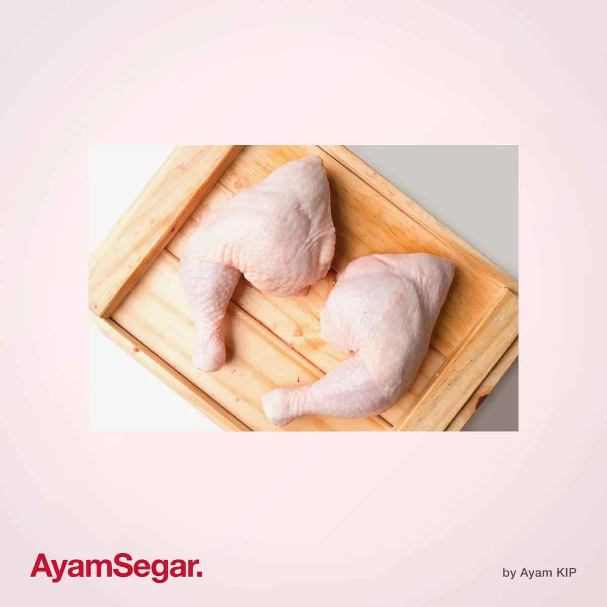 Paha penuh ayam halal — drumstick dan peha bersambung